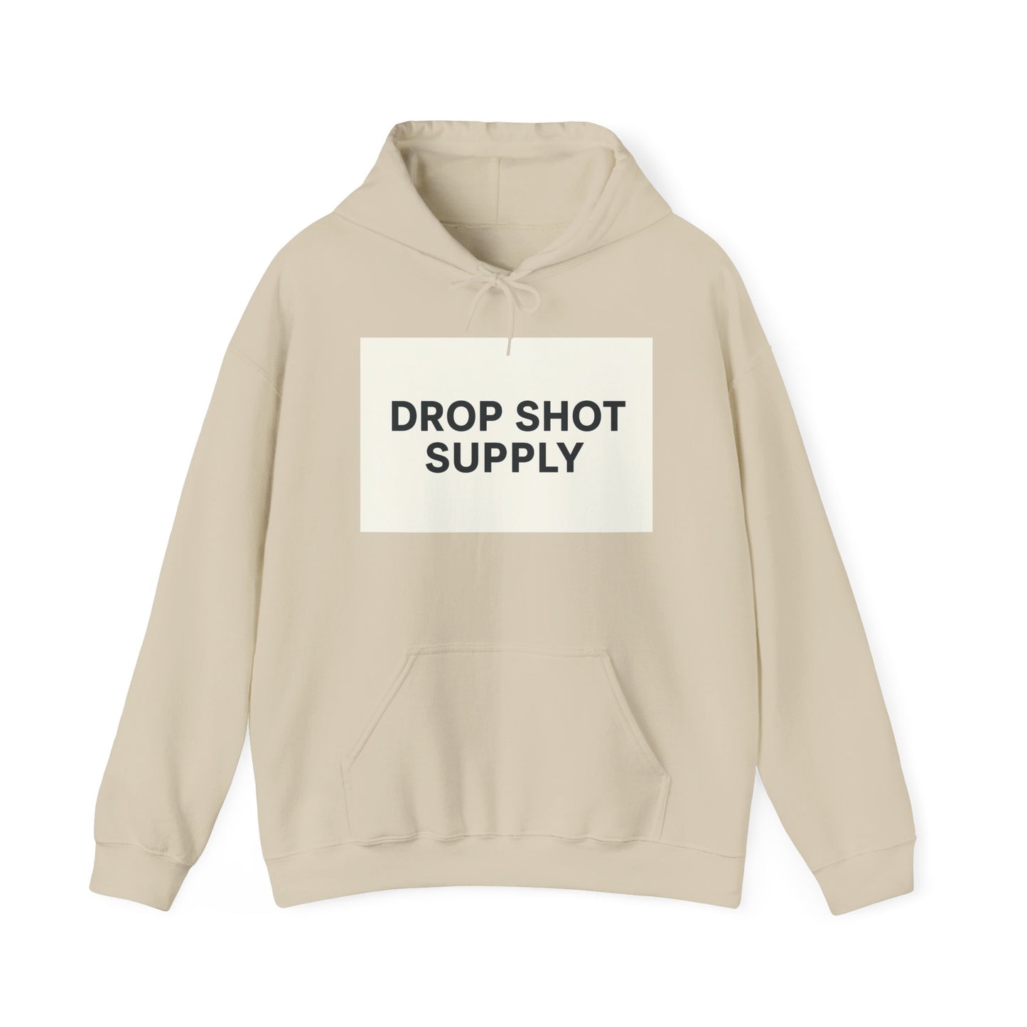 Drop Shot Supply Hoodie — Minimal Pickleball Apparel Hoodie