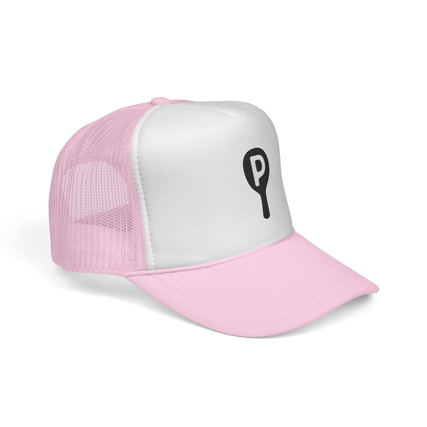 P Paddle Trucker Hat — Minimalist Pickleball Mesh Cap