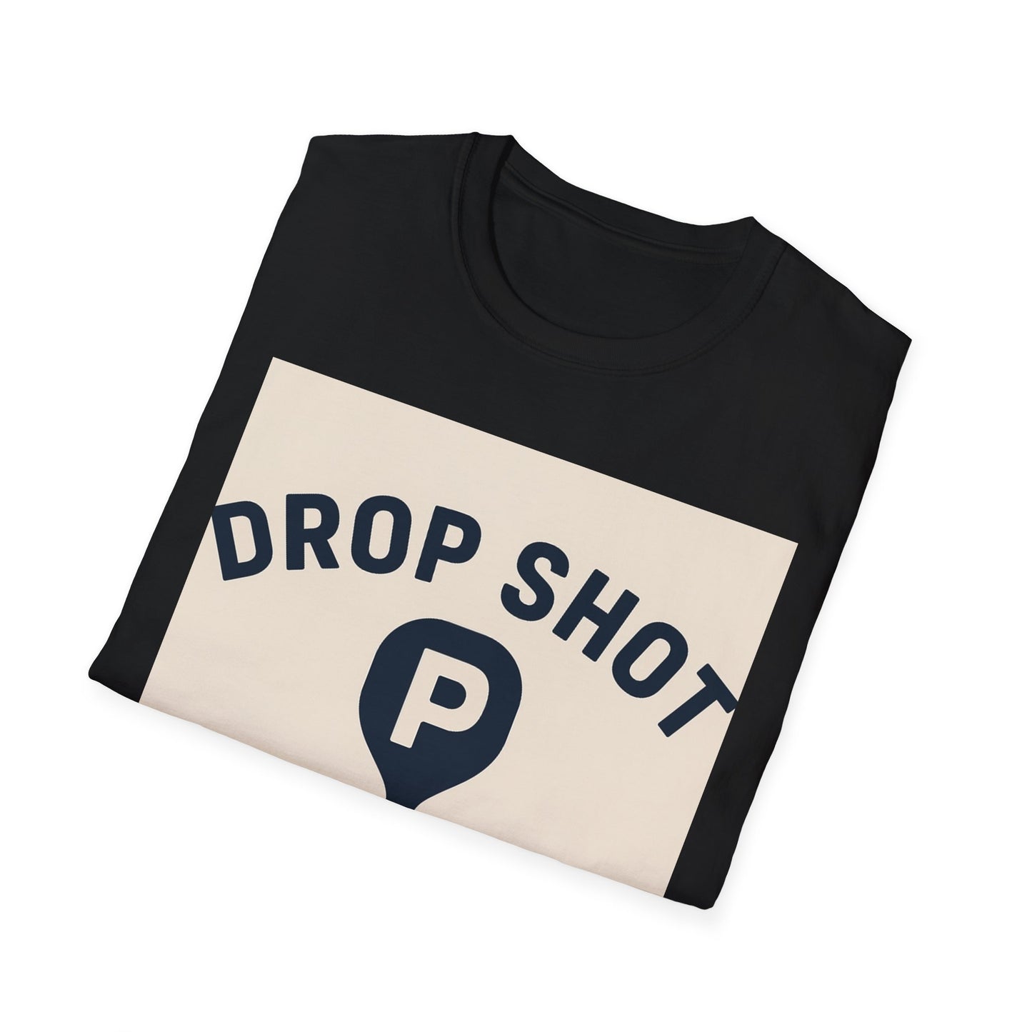 Drop Shot Supply Pickleball T‑Shirt — Retro Court Logo Tee