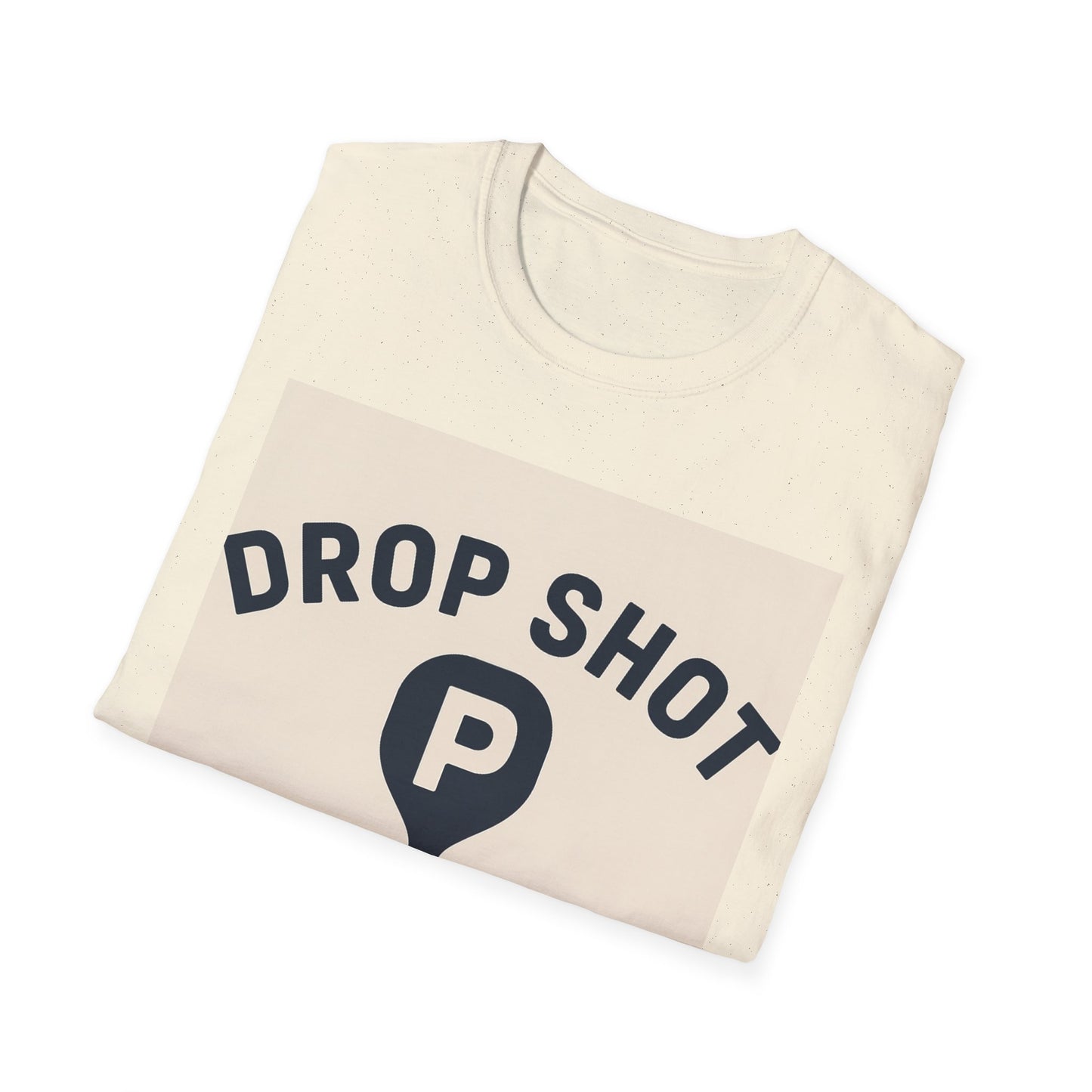 Drop Shot Supply Pickleball T‑Shirt — Retro Court Logo Tee