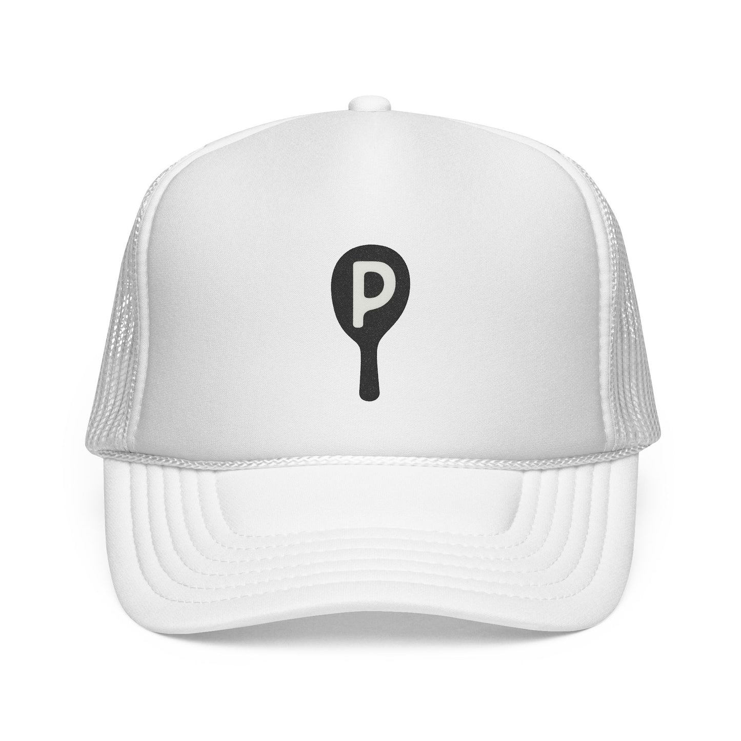 P Paddle Trucker Hat — Minimalist Pickleball Mesh Cap
