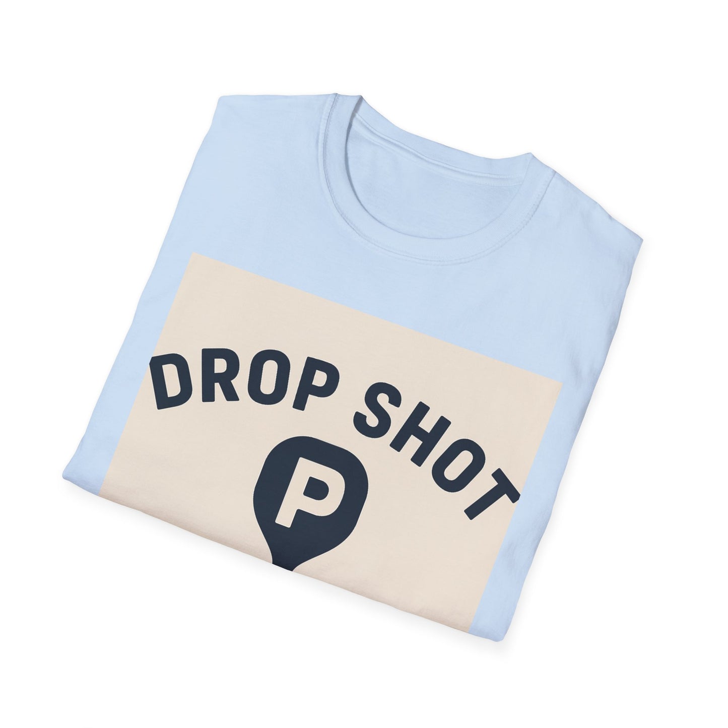 Drop Shot Supply Pickleball T‑Shirt — Retro Court Logo Tee