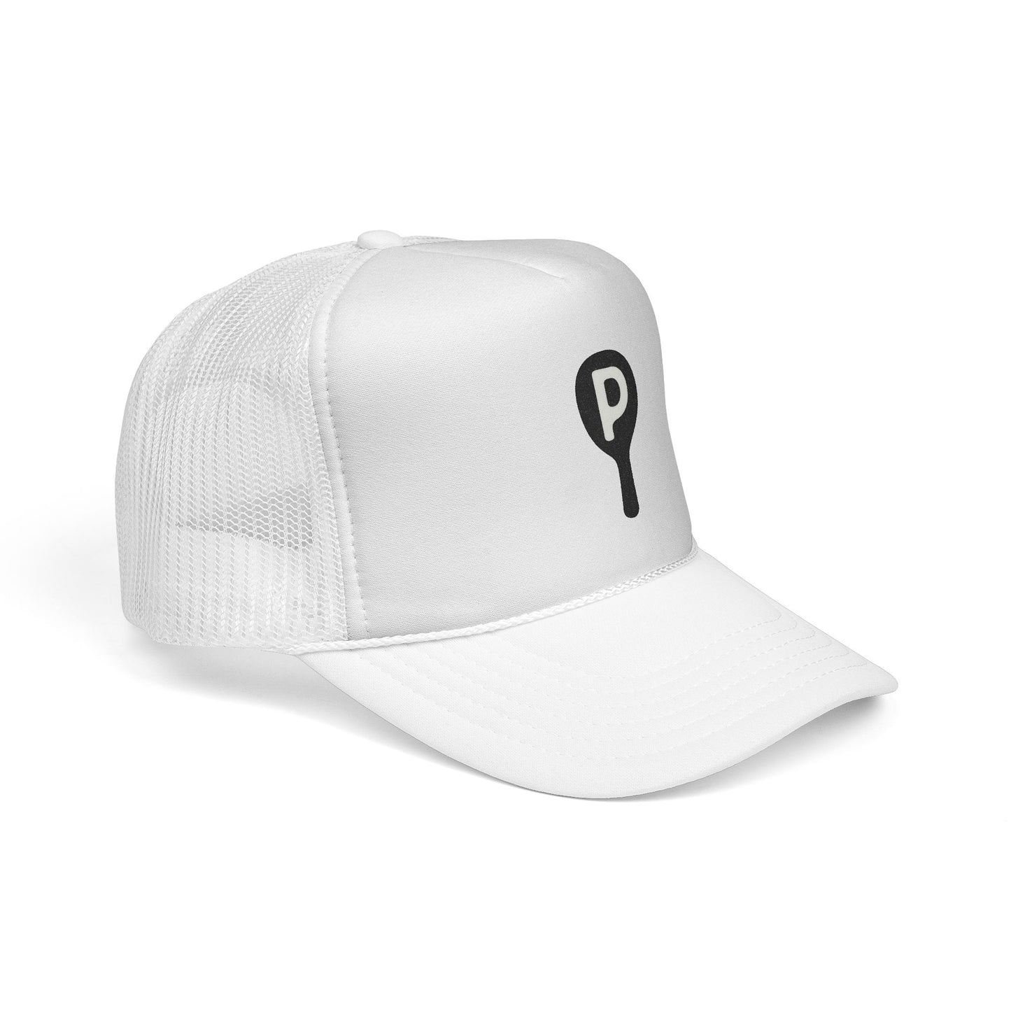 P Paddle Trucker Hat — Minimalist Pickleball Mesh Cap