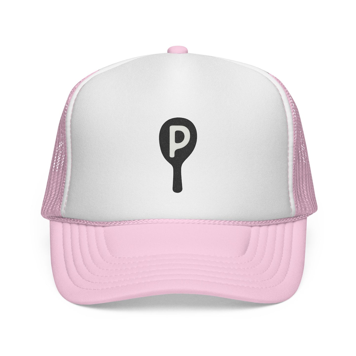 P Paddle Trucker Hat — Minimalist Pickleball Mesh Cap