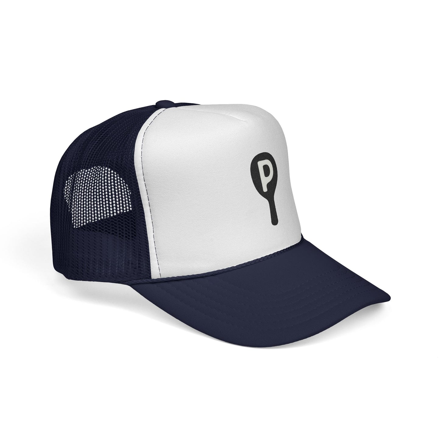 P Paddle Trucker Hat — Minimalist Pickleball Mesh Cap
