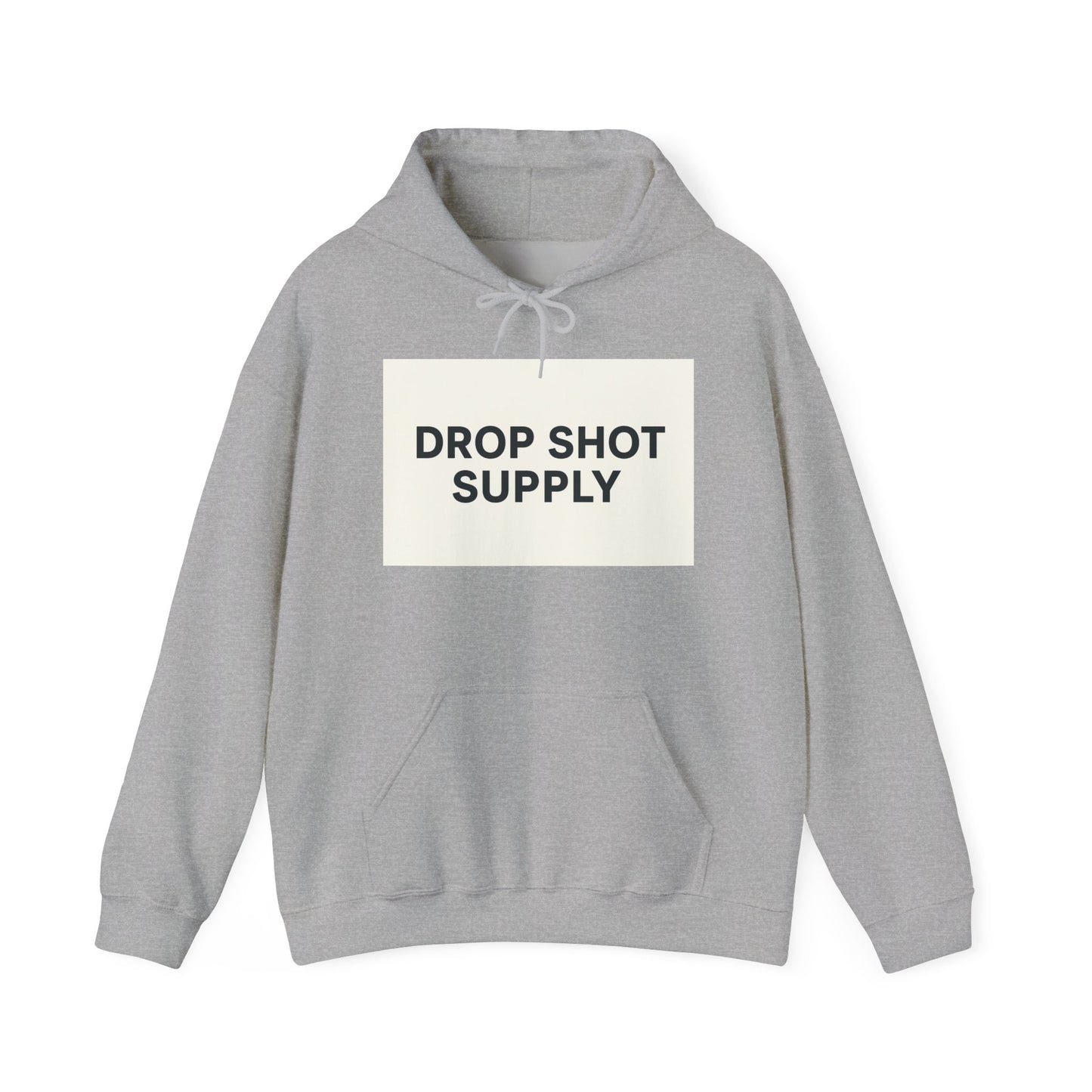 Drop Shot Supply Hoodie — Minimal Pickleball Apparel Hoodie