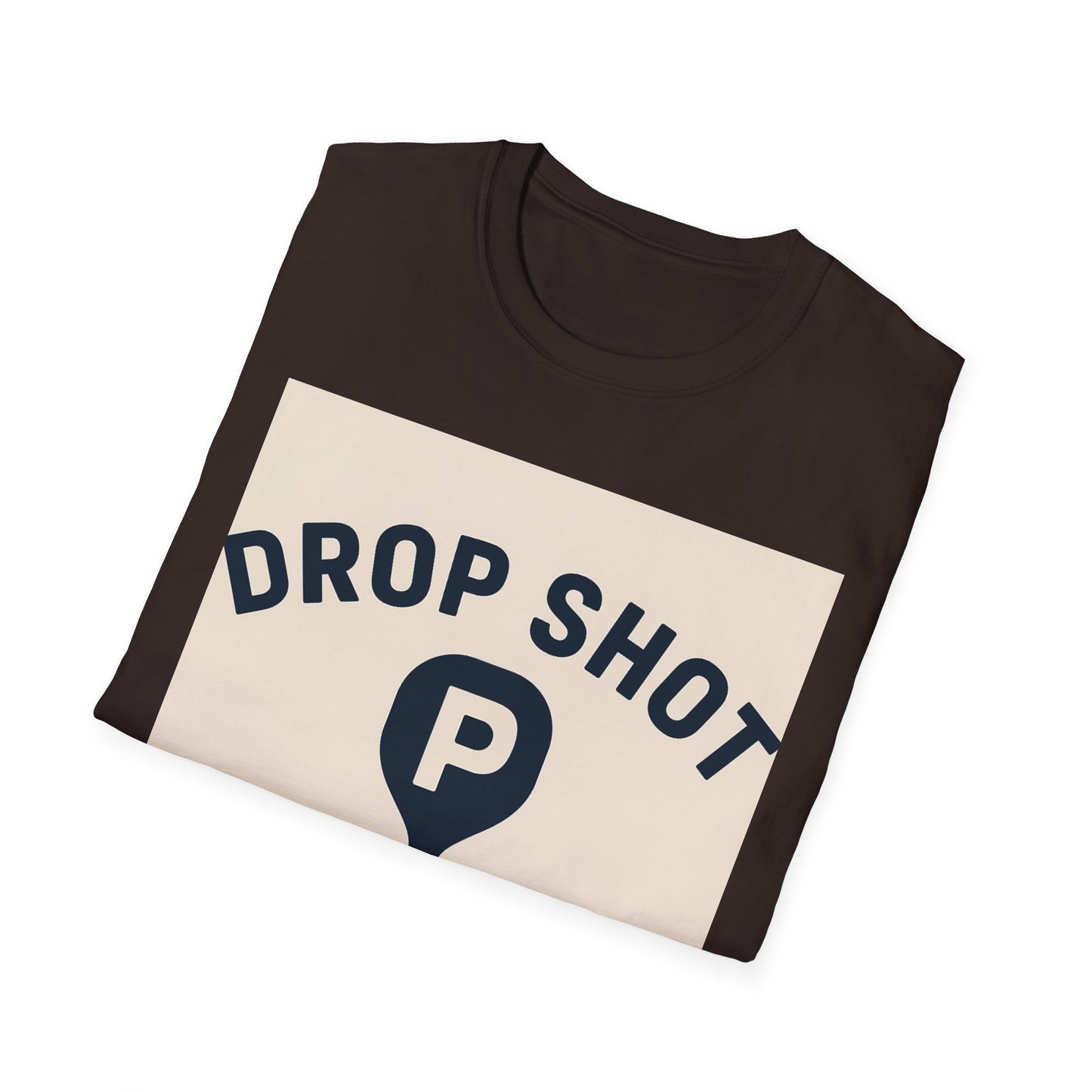 Drop Shot Supply Pickleball T‑Shirt — Retro Court Logo Tee