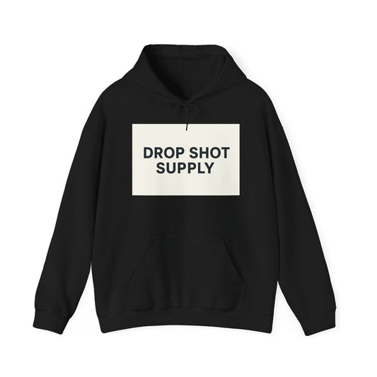 Drop Shot Supply Hoodie — Minimal Pickleball Apparel Hoodie