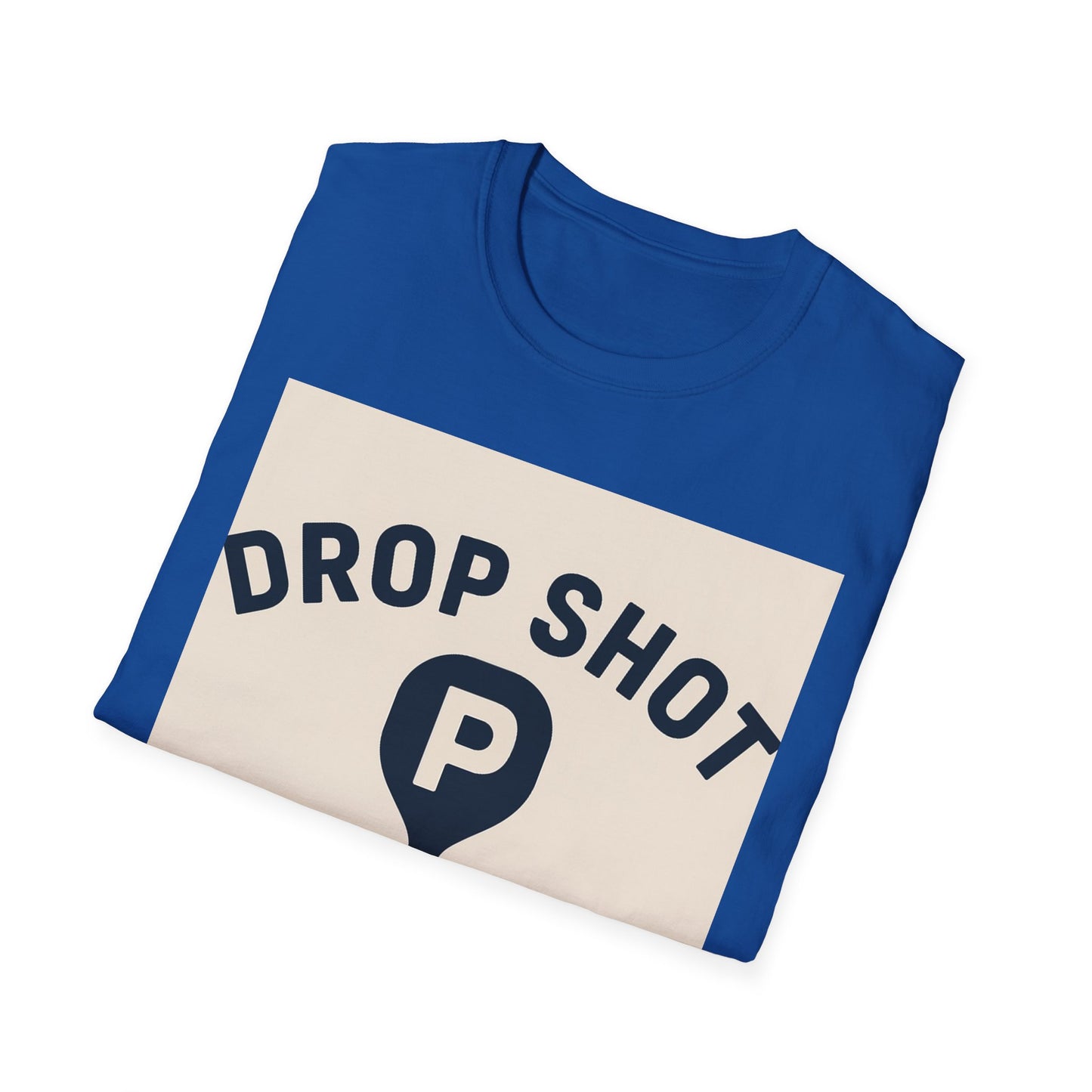 Drop Shot Supply Pickleball T‑Shirt — Retro Court Logo Tee