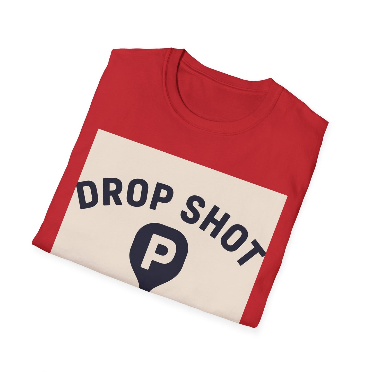 Drop Shot Supply Pickleball T‑Shirt — Retro Court Logo Tee