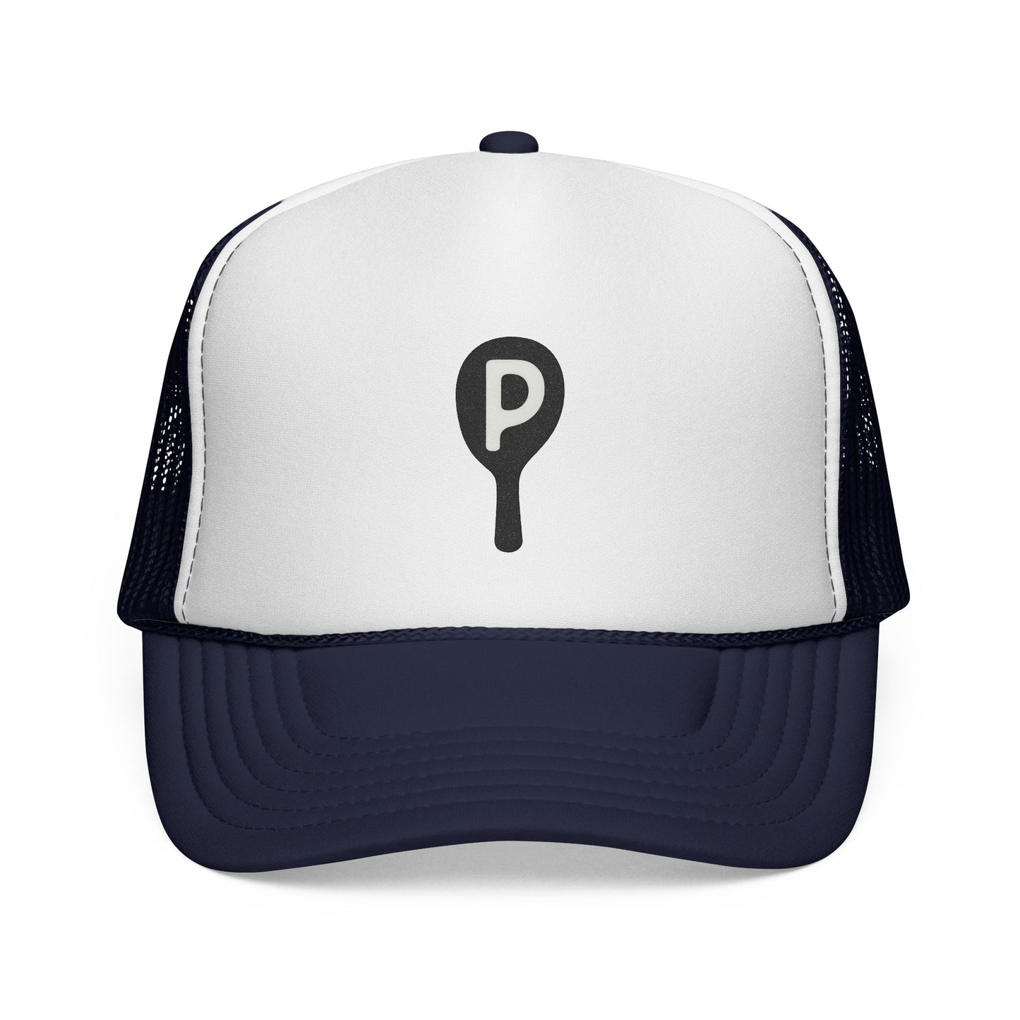 P Paddle Trucker Hat — Minimalist Pickleball Mesh Cap