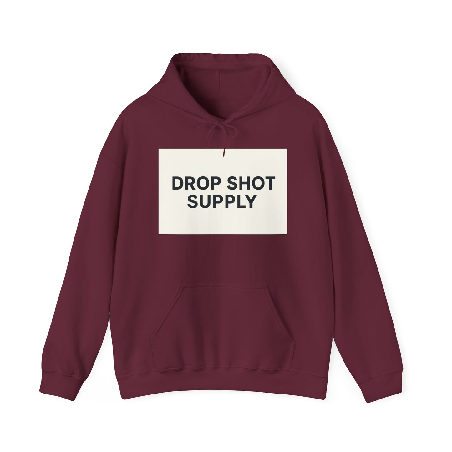 Drop Shot Supply Hoodie — Minimal Pickleball Apparel Hoodie