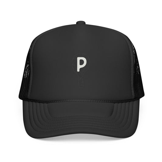 P Paddle Trucker Hat — Minimalist Pickleball Mesh Cap