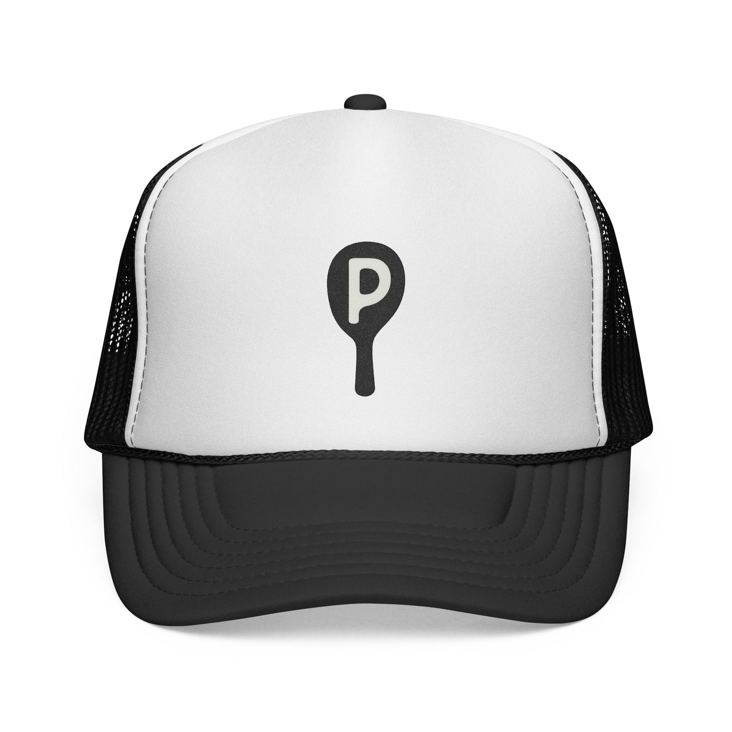 P Paddle Trucker Hat — Minimalist Pickleball Mesh Cap