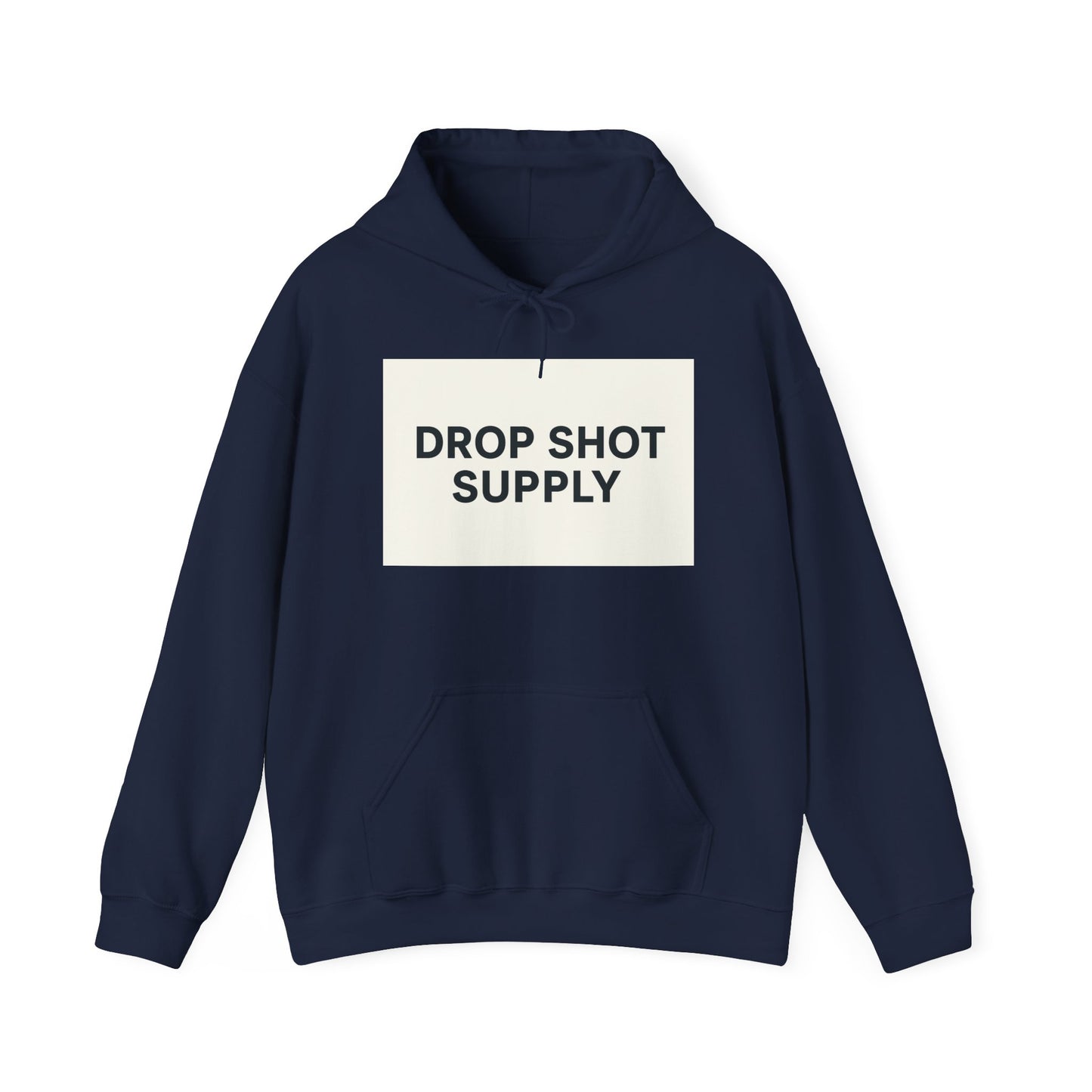 Drop Shot Supply Hoodie — Minimal Pickleball Apparel Hoodie
